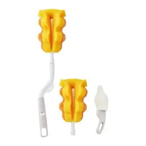 더블하트 젖병&젖꼭지 브러시+젖병 브러시 리필 세트