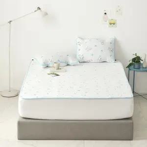 [애끌리아] 흰둥이 HR 3중직 냉감 밴딩패드 110x200)