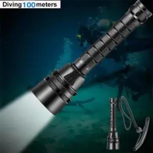 방수후레쉬 충전식 방수 수중 LED 랜턴 손전등 물속 조명 캠핑 낚시 야외용