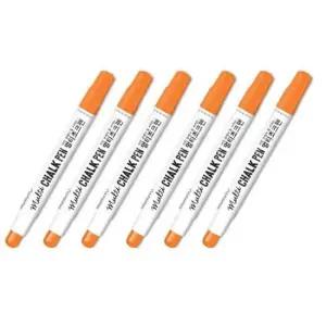 초록칠판 멀티초크펜 주황색 (12개입)/멀티펜/유리펜/워터초크