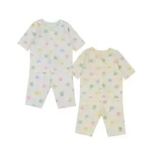 [아가방]귀여운 동물나염이 들어간 시원한 소재의 7부내의_ESS