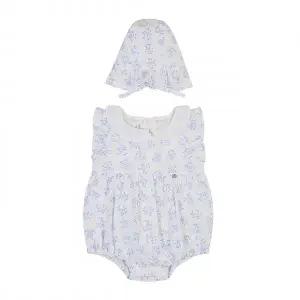 [롯데백화점]아가방 로지블루꽃나시바디수트(모자)(L/BLUE) 01S327951