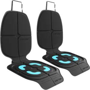 헤이트립 카시트 프로텍터 2팩 0~12세 용 후면/전면 매트 방수 간편한 청소 미끄럼 방지 대부분의 장착