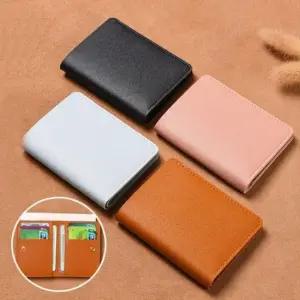 남자 간편 반지갑 카드지갑 지퍼 지갑선물 커플지갑 10대지갑 여성반지갑 가죽지갑