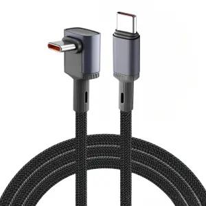 파워 100W ㄱ자 꺾임 C타입 고속충전 케이블