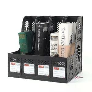 영오피스 서류분류 4칸 책꽂이 화일박스rst756