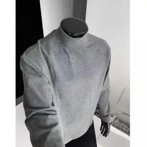 남친 이너 폴라티 양면 덕기모 반셔츠 봄가을 솔리드 긴팔 패피3