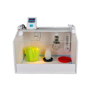 메추리 사육장 병아리 육추기 앵무새육추기 항온 물통 미니집 온도조절기 이동장 세트