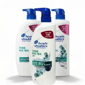 헤드앤숄더 가려운 두피케어 샴푸 850ml, 3개
