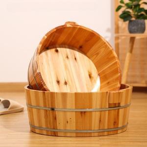 원목 족욕통 깊은 세면대 얼굴 허브 욕조 목욕용 스파 목재 세척 다용도