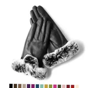 겨울장갑 천연 양가죽 하트 렉스털 여자 가죽장갑