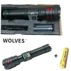 울브스랜턴 소형랜턴 해루질 10000루멘 울브스 DEVIL+18650배터리