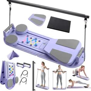 멀티 필라테스 리포머 6종 세트 접이식 복부 코어 운동 보드 홈트레이닝 전신 근력 강화 균형 잡기 기구