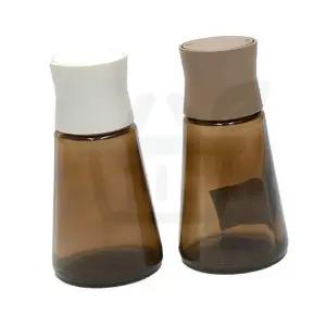 한결채움 소금후추통 2EA 할브톰 양념 보관 유리 용기 설탕 세트 카페 조미료병 레스토랑 파우더