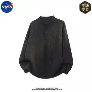 콜라보트렌디 상의 긴팔 헨리넥 봄가을 맨투맨 남친 캐주얼 MODU1