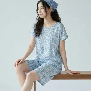[보리보리/바풀 주니어]바풀 SN PS 1805-0-2 인견 여성 실내복 반팔 쿨 7부 파자