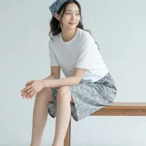 [보리보리/바풀 주니어]바풀 SN PS 1805-2 인견 여성 실내복 7부 파자마 봄 여름