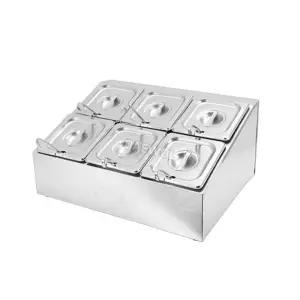 냉장고 바트 스텐 2열 밧드 대용량 3 반찬통 조미료 용기