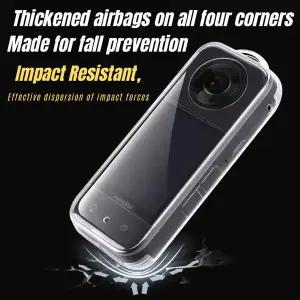 호환  인스타 360 X3 TPU 보호 소프트 케이스 에어백 포함 낙하 방지 스크래치 방지 어라운드 보호대 커버