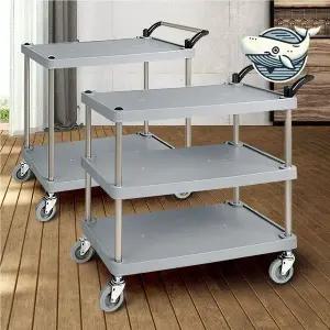 3단 다용도 플라스틱 카트 식당 서빙 주방 이동식트롤리