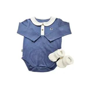 [롯데백화점]타티네쇼콜라 컬러바디슈트+양말선물세트(TNPMUS113B+TNOXGT02XW08)