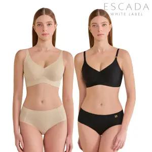 [방송히트]ESCADA 에스까다 EWBP004 크레오라 파워핏 노와이어 퓨징 브라팬티 세트