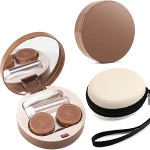 여행용 미러 핀셋 리무버 툴 솔루션 보틀이 된 패션 휴대용 케이스 페 B0072