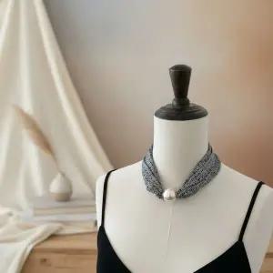 [하프클럽/옷자락]여성 진주 포인트 11컬러 넥 스카프