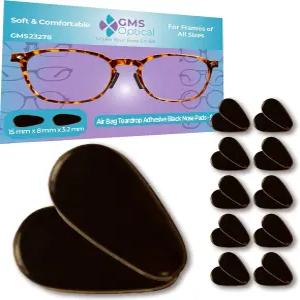 안경용 S 광학 접착 실리콘 코 패드 두께 32mm 중간 선글라스용 미끄럼 방지 그립 매우 끈적이는 뒷면