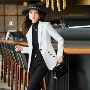 여성용 캐주얼 자켓 슬림핏 상의 정장 코트 봄가을 원픽3