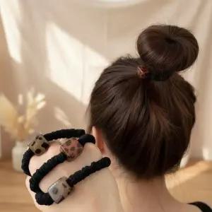 [신세계라이브쇼핑][옷자락] 여성용 사계절 포인트 큐브 헤어밴드 세트