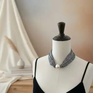 여성 넥 진주 11컬러 포인트 스카프