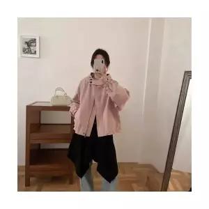 여성 후드 트렌치 야구점퍼 봄가을 스트라이프 이너 캐주얼 코트 DUCHI1