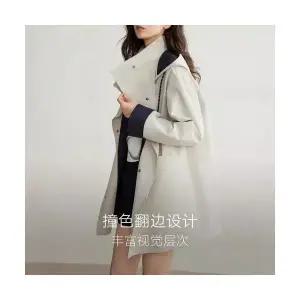 여성 야구 점퍼 후드 트렌치코트봄가을 오버핏 오피스룩 캐주얼 코트 DUCHI1