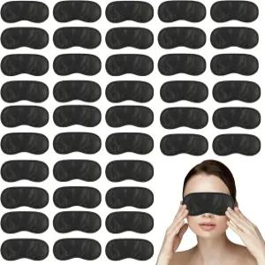 210 PCS 수면 마스크 벌크 리우베일리 눈가리개 커버 팀 빌딩 게임 파티와 코 패드 및 조절 가능한 스트랩