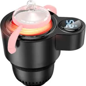 스마트 컵 홀더 2 in 1 자동차 쿨러 워머 휴대용 머그 여행 사무실 및 가정용 냉난방 음료 텀블러