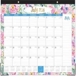 책상 달력 20262027 2026년 7월 2027년 12월 18개월 대형 월간 17인치 x 12인치 패드 규칙 블록 할 일 목록