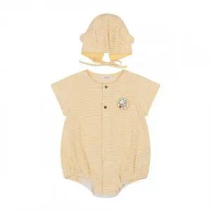[롯데백화점]아가방 라비래빗반팔바디수트(모자)(YELLOW) 01S327903