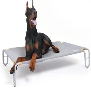 파와이 고가의 쿨링 아웃도어 반려견 침대 레이즈 미끄럼 방지 베이스가 있는 휴대용 실내 및 실외