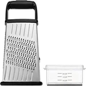 분리 가능한 투명 저장 용기가 있는 파버웨어 프로페셔널 4면 슬림 스테인리스 스틸 헤비 듀티 주방 박스