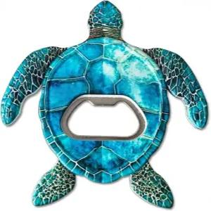 맥주병 따개 기념품 거북이 냉장고 스티커 자기 흡착력이 뛰어난 강력한 병 개봉 도구로 제작됨