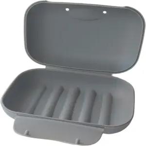 여행용 비누 케이스 접시 바 홀더 샤워실 야외 체육관 캠핑 학교용 용기 박스 폰프리 백그레이 없음