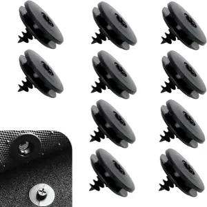 Qurbuns 10 PCS 카 플로어 매트 클립 미끄럼 방지 플라스틱 리테이너 카펫 고정 트럭 SUV RV 밴용 유니버설