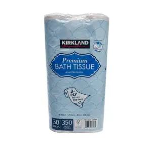 커클랜드 시그니쳐 프리미엄 무형광 3겹화장지 40m x 30롤