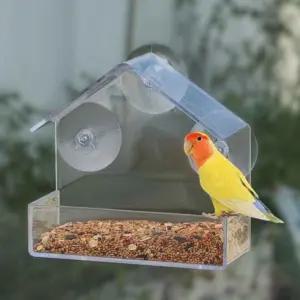 투명한 새 먹이통 새물통 앵무새모이통새 새모이통 새용품 급수기