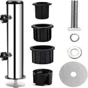 엄브렐러 튜브 베이스 유니버설 화강암 스탠드 실외 외부 스톤 스테인리스 스틸 헤비 듀티 플래그 폴 홀더