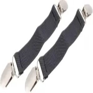 프레티줌 6쌍 다크 그레이 고정 버클 침대 및 소파 쿠션 논슬립 클립 탄성 합금 그 가정용 안전한 패스너