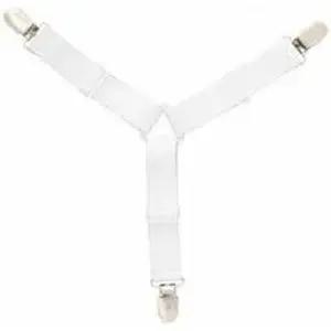 일반 침대 시트 클립 삼각형 스트랩 패스너 세트 3가지 매트리스 코너 멜빵 홀더 흰색 NEW1182