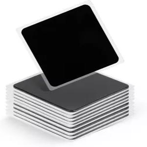 10개의 끈적끈적한 젤 패드 3.14인치 양면 접착 트레이스리스 워셔블 미끄럼 방지 장착 테이프 자동차 DIY