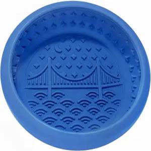 개 핥기 볼 위한 강력한 흡입력을 갖춘 BPA 프리 실리콘 슬로우 피더 매트 불안 및 지루함을 미끄럼 방지